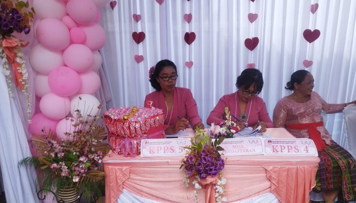 TPS 026 Tunjung Sari Denpasar Disebut Sebagai TPS Valentine Terunik di Bali