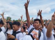 Diguyur Hujan Lebat, Jalan Sehat Prabowo-Gibran Tahap 2 di Bali Dibanjiri Ribuan Peserta