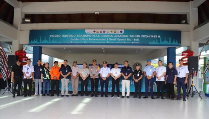Posko Angkutan Udara Lebaran 2024 di Bandara Ngurah Rai Mulai Beroperasi, Ribuan Personil Diturunkan